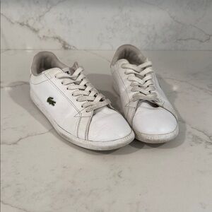 Lacoste Classic White Leather Sneakers